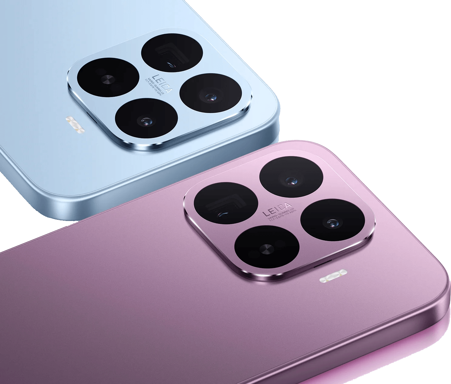 Xiaomi 17T kék és mályva színben, Leica kamerarendszerrel