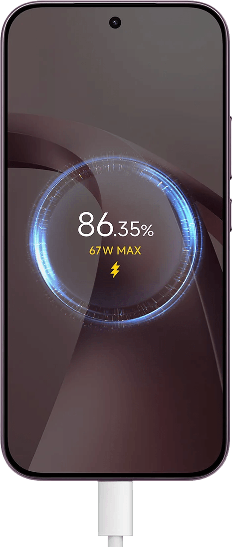 67 W HyperCharge gyorstöltés a Xiaomi 17T-n