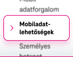 Mobiladat-lehetőségek